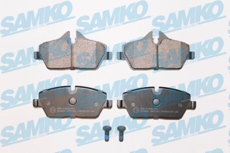 Комплект гальмівних накладок, дискове гальмо SAMKO 5SP1241