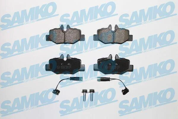 Комплект гальмівних накладок, дискове гальмо SAMKO 5SP1246 (фото 1)