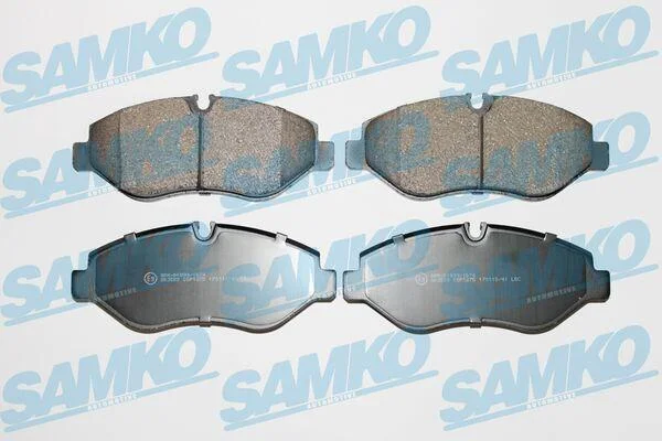 Комплект гальмівних накладок, дискове гальмо SAMKO 5SP1275 (фото 1)