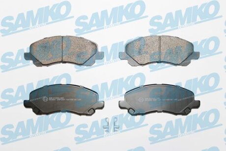 Комплект гальмівних накладок, дискове гальмо SAMKO 5SP1347