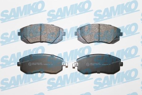 Комплект гальмівних накладок, дискове гальмо SAMKO 5SP1363