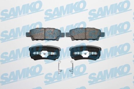 Комплект гальмівних накладок, дискове гальмо SAMKO 5SP1373