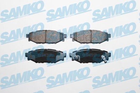 Комплект гальмівних накладок, дискове гальмо SAMKO 5SP1408