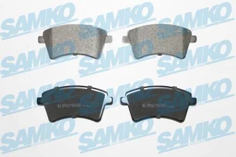 Комплект гальмівних накладок, дискове гальмо SAMKO 5SP1465