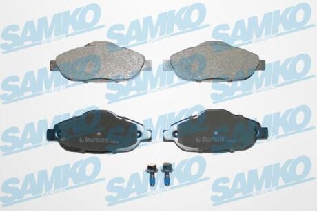 Комплект гальмівних накладок, дискове гальмо SAMKO 5SP1471