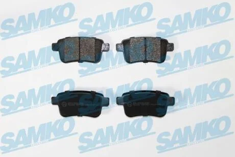 Комплект гальмівних накладок, дискове гальмо SAMKO 5SP1487