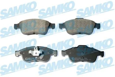 Комплект гальмівних накладок, дискове гальмо SAMKO 5SP1493