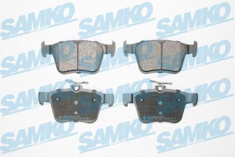 Комплект гальмівних накладок, дискове гальмо SAMKO 5SP1835