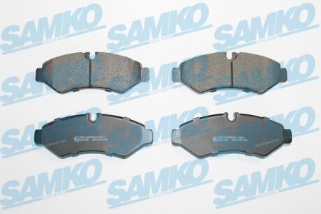 Комплект гальмівних накладок, дискове гальмо SAMKO 5SP2144