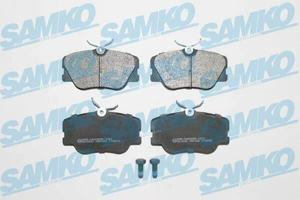 Комплект гальмівних накладок, дискове гальмо SAMKO 5SP280 (фото 1)
