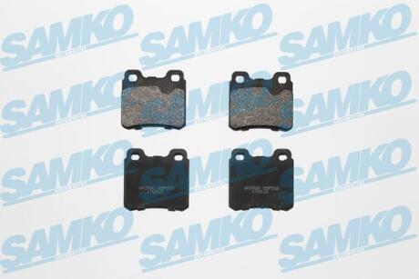 Комплект гальмівних накладок, дискове гальмо SAMKO 5SP333