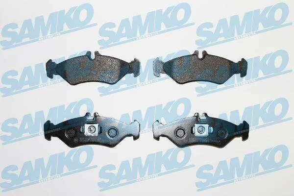 Комплект гальмівних накладок, дискове гальмо SAMKO 5SP609 (фото 1)