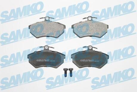 Комплект гальмівних накладок, дискове гальмо SAMKO 5SP613