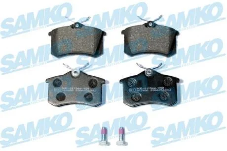 Комплект гальмівних накладок, дискове гальмо SAMKO 5SP634