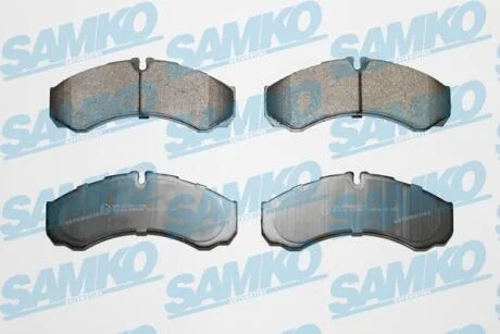 Комплект гальмівних накладок, дискове гальмо SAMKO 5SP684