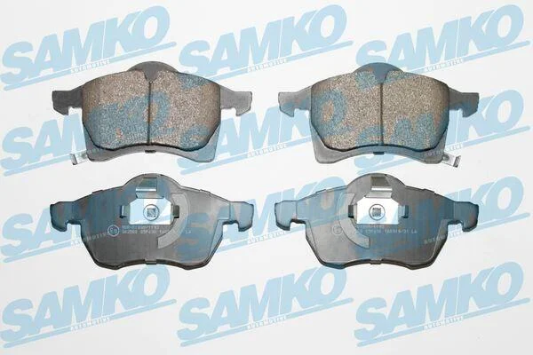 Комплект гальмівних накладок, дискове гальмо SAMKO 5SP690 (фото 1)