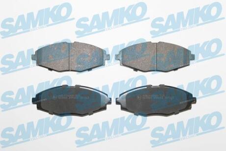 Комплект гальмівних накладок, дискове гальмо SAMKO 5SP693