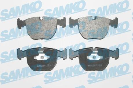 Комплект гальмівних накладок, дискове гальмо SAMKO 5SP771