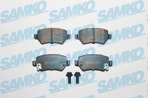 Комплект гальмівних накладок, дискове гальмо SAMKO 5SP811 (фото 1)