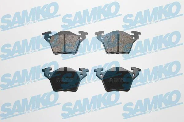 Комплект гальмівних накладок, дискове гальмо SAMKO 5SP948 (фото 1)