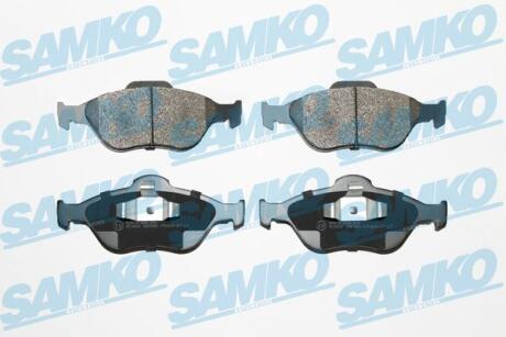 Комплект гальмівних накладок, дискове гальмо SAMKO 5SP949