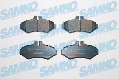 Комплект гальмівних накладок, дискове гальмо SAMKO 5SP956
