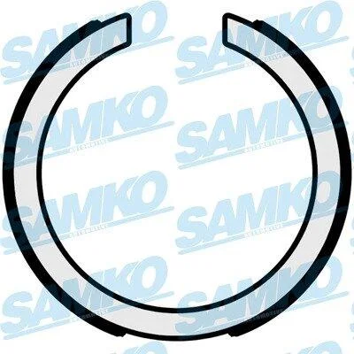 Комплект гальмівних колодок, стоянкове гальмо SAMKO 81095 (фото 1)