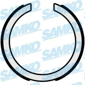 Комплект гальмівних колодок, стоянкове гальмо SAMKO 81095