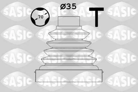 Комплект пилозахисний, приводний вал SASIC 1900021