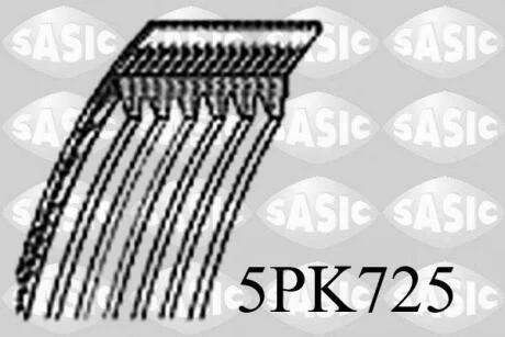 Поліклиновий ремінь SASIC 5PK725