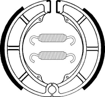 Колодки барабанні SBS 2052