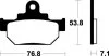 Гальмівні колодки SBS 581HF (фото 1)
