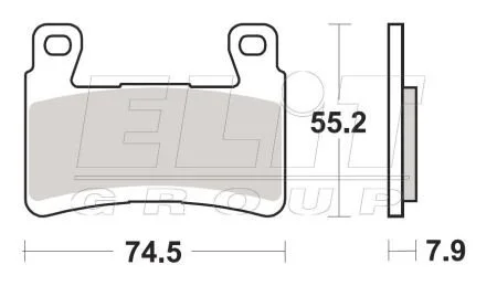 Гальмівні колодки SBS 894HS