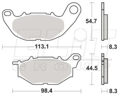 Гальмівні колодки SBS 931RS