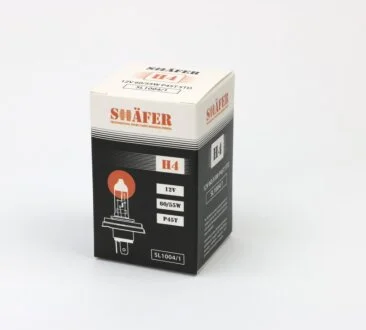 Лампа галогенова H4 12V 60/55W P45T (картонна упаковка 1шт) SHAFER SL10041