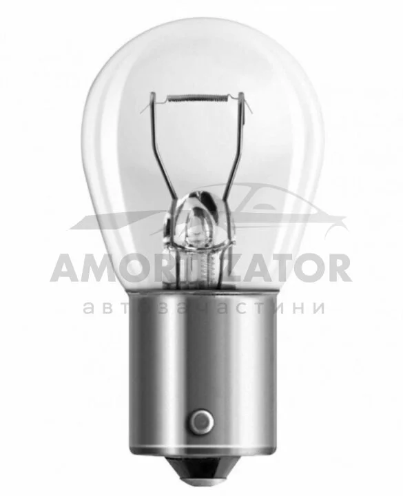 Лампа розжарювання 12V 21W P21W BA15S (картонна упаковка по 10шт) SHAFER SL2002 (фото 1)