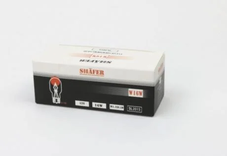 Лампа 12V W16W 16W W2.1x9.5d SHAFER SL2015