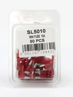 Запобіжник Mini 10A (пластикове упакування по 50шт) SHAFER SL5010