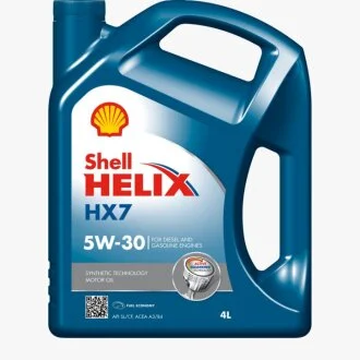 Олива двигуна 4L Shell Helix HX7 5W30 (ACEA A3/B3, A3/B4 MB 229.3VW 502.00/505.00) SHELL 550040004