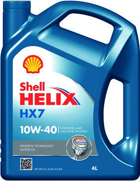 4л Helix HX7 10W-40 масло напівсинт. API SN/CF ACEA A3/B3, A3/B4 JASO SG+ MB 229.3 VW 502.00/505.00 Renault RN0700/RN0710 SHELL 550040289 (фото 1)