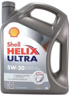 Олива моторна Shell Helix Ultra 5W-30, 4л. SHELL 550040623