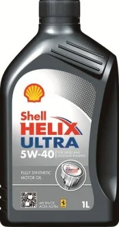 1л Helix Ultra 5W-40 масло синт. API SM/CF ACEA A3/В3/B4 VW500.00/502.00/505.00, /BMW LL-01, Peugeot-Citroen 98, PSA E, MB229.5/229.3, RN 0710, Fiat - 9.55535Z2 SHELL 550040638