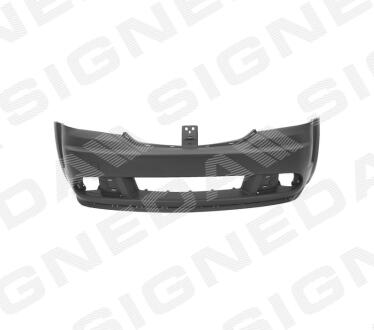 Бампер передній чорний DODGE JOURNEY, 08 - 20 без отвору під омивачі, з отворами для датч. парковки SIGNEDA PDG04199BA