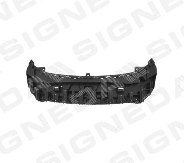 Спойлер бампера на Ford Fiesta 2013-2017 SIGNEDA PFD04415MA