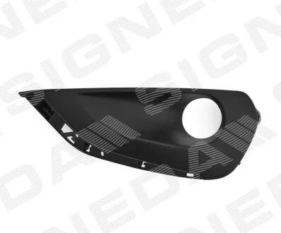 Решітка в бампер PEUGEOT 208, 12 - 19 SIGNEDA PPG07049GAL