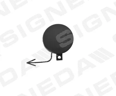 Заглушка гака VW PASSAT (B7, EURO TYPE), 11 - 14 SIGNEDA PVW99054CA