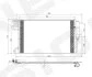 Радіатор кондиціонера FORD C-MAX, 10.14 - 19 SIGNEDA RC940764 (фото 1)
