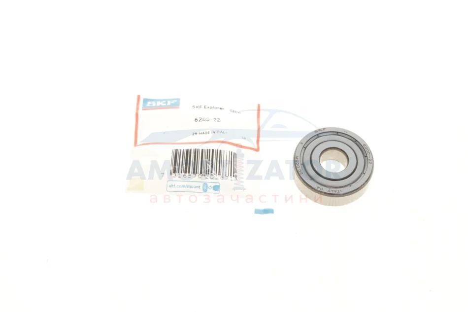 Підшипник кульковий 6200-2Z SKF 62002Z (фото 1)