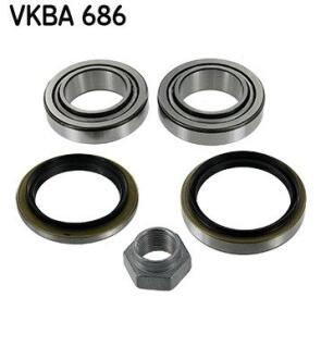 Підшипник колеса,комплект SKF VKBA 686