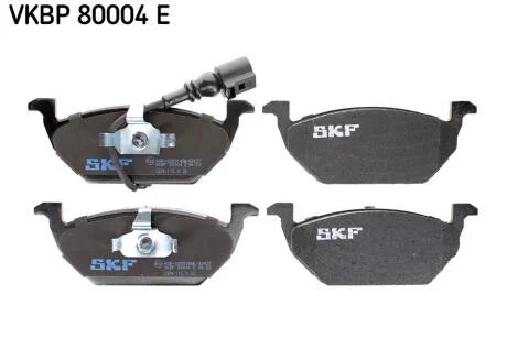 Комплект гальмівних накладок, дискове гальмо SKF VKBP 80004 E